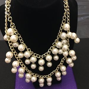 PEARL Double Layer Necklace